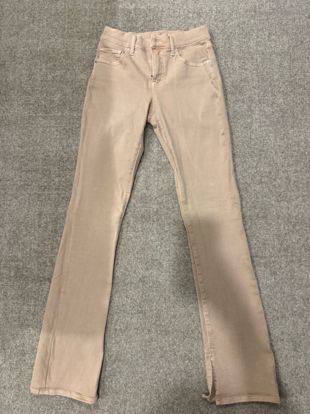 Express Mid Rise Skyscraper Jeans in Blush.